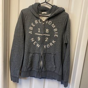 Nice zip up Abercrombie hoodie sweatshirt